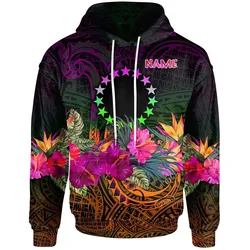 Alohawaii Clothing - Hoodie Cook Islands Personalised Polynesian - Summer Hibiscus - BN15