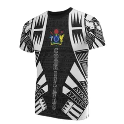 Cook Islands T Shirt - Cook Islands Coat Of Arms Polynesian Tattoo Style