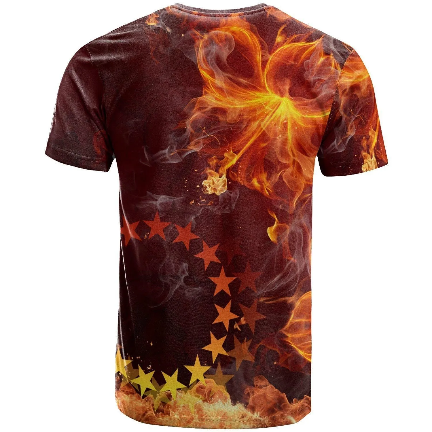 Alohawaii T-Shirt - Tee Cook Islands Polynesian - Fire Hibiscus - BN12