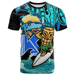 Hawaii Polynesian T-shirt - Kailua High School Surfrider Tropical Polynesian Culture Pride LT10