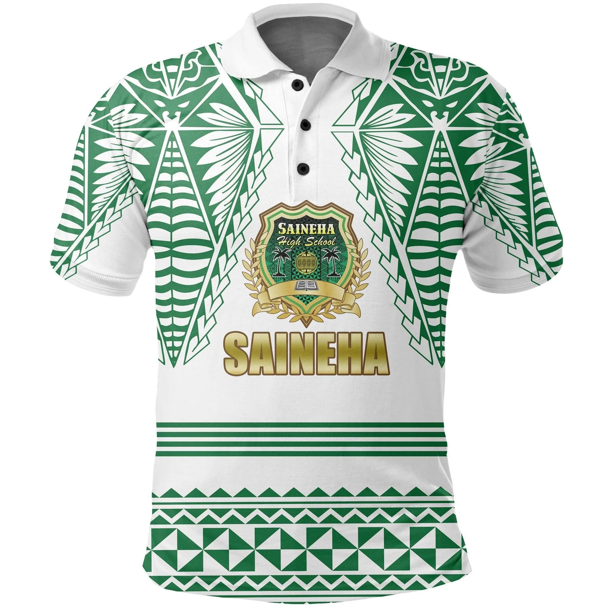(Custom Personalised) Saineha Tonga Polo Shirt Tattoo Style Special - Class of - LT16