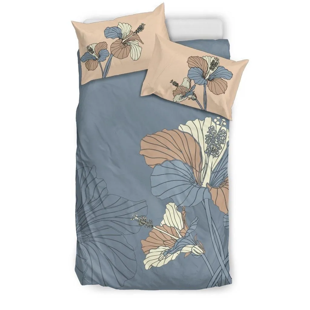 Hawaiian Hibiscus Polynesian Bedding Set
