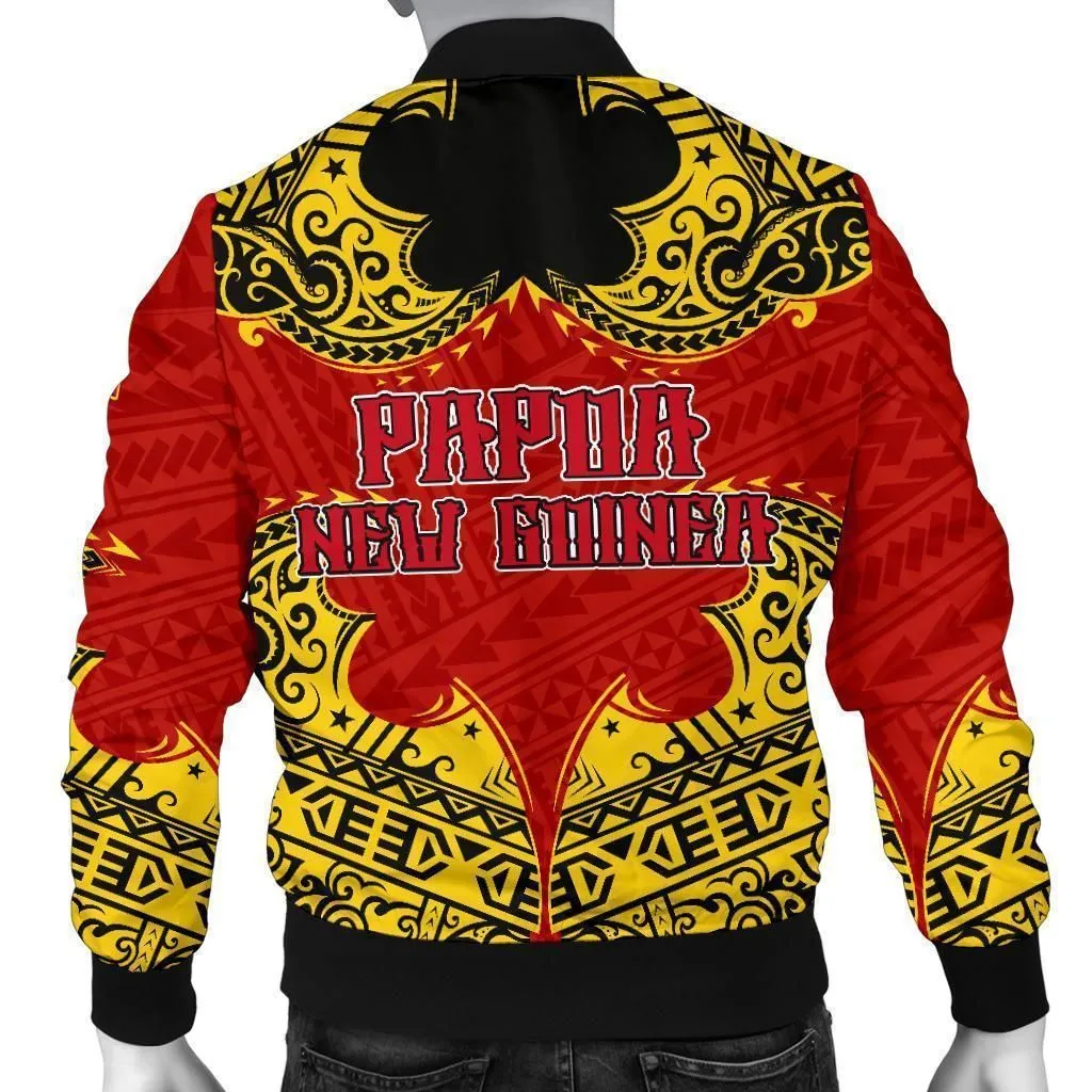 Papua New Guinea Mens Bomber Jacket Melanesia