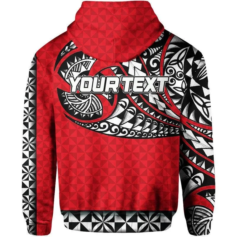 (Custom Personalised) Tonga Hoodie Polynesian Tattoo LT6