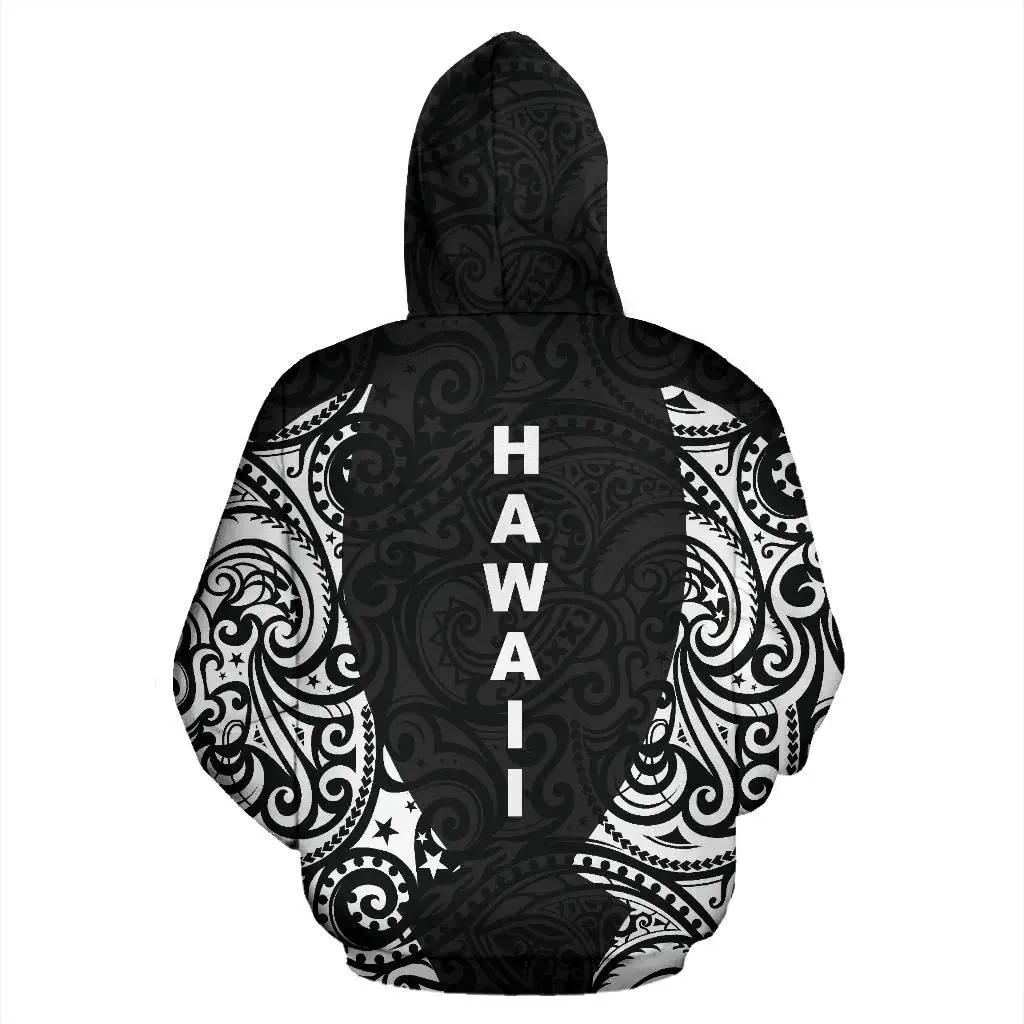 Alohawaii Clothing - Hoodie Hawaii Hibiscus Polynesian Tattoo All Over Print Th72