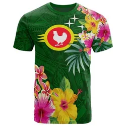American Samoa T-Shirt - Manuatele Hibiscus Flag