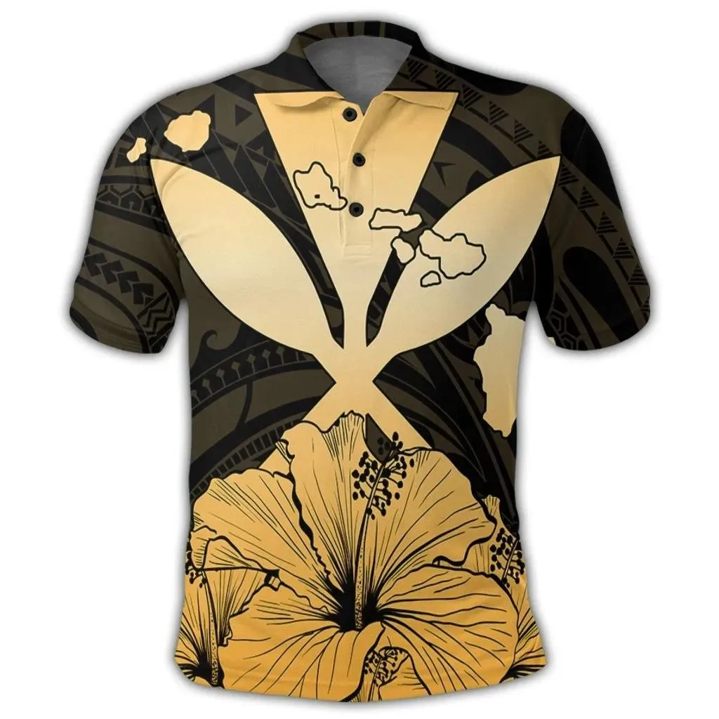 Alohawaii Shirt - Hawaiian Kanaka Polo Shirt Hibiscus Polynesian Love - AH - JR