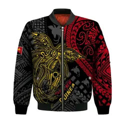 Papua New Guinea Bomber Jacket Raggiana Birds Of Paradise Happy 47th Independence Day LT13