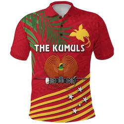 Alohawaii Shirt - Polo Shirt Papua New Guinea Rugby Coconut Leaves - The Kumuls K13