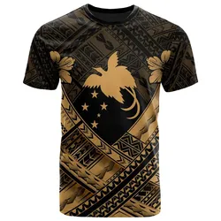 Papua New Guiae Polynesian T-Shirts - Papua New Guiae Gold Seal Camisole Hibiscus Style - BN18