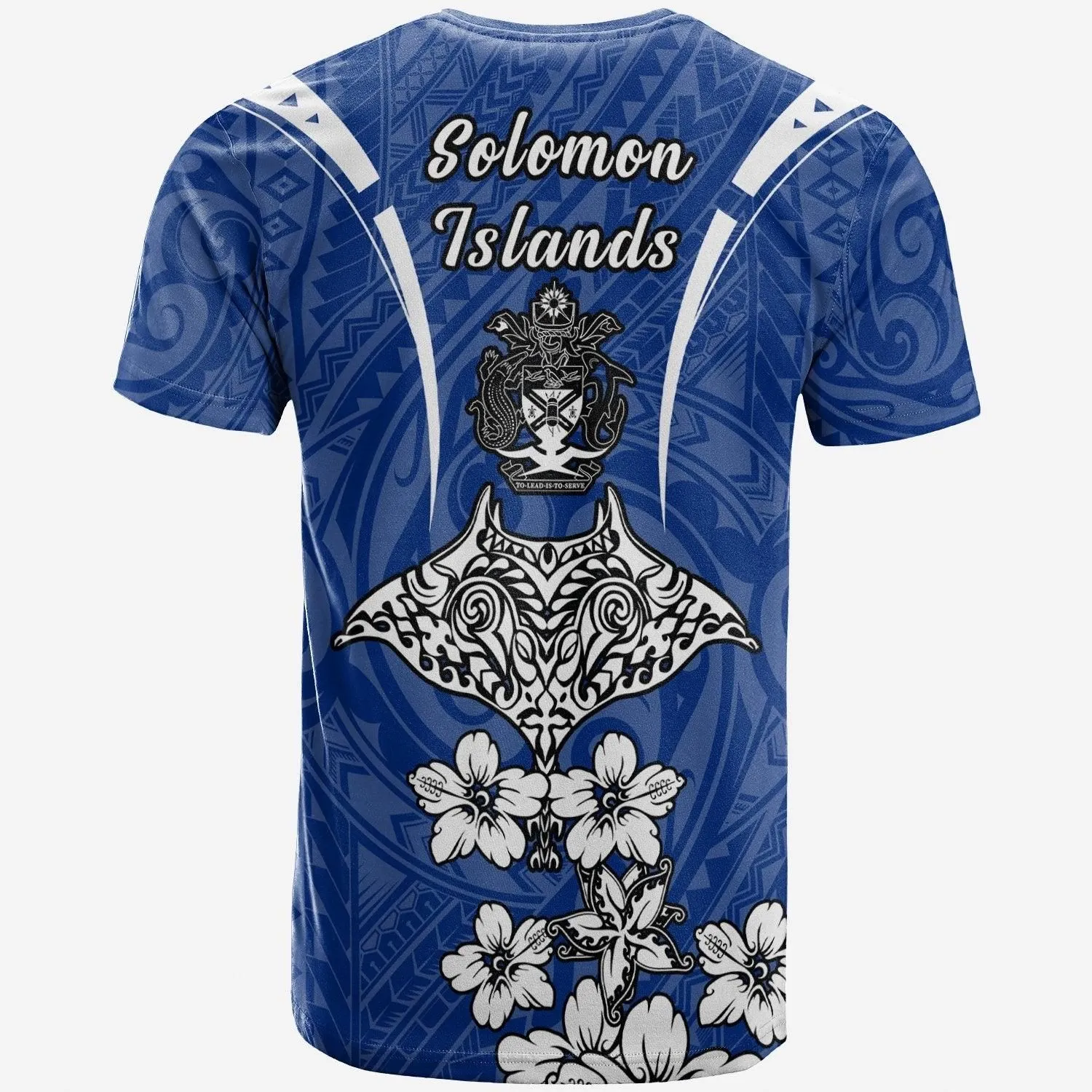 Solomon Islands T shirt - Ray Hibiscus