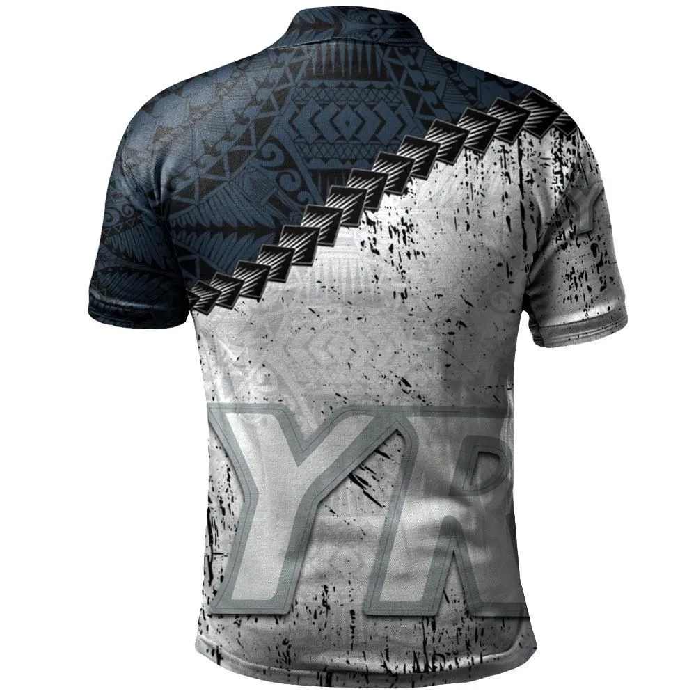 York Region Shooters Polo Shirt Grunge Polynesian Tattoo - CA SOCCER