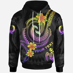 Pohnpei Plumeria Hibiscus Unique Personalized 3D Printed Sublimation Hoodie Hooded Sweatshirt Comfy Soft And Warm For Men Women S to 5XL CTC16013154