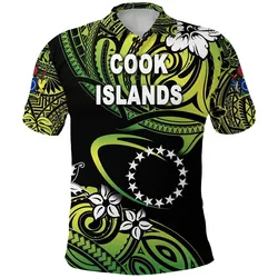 Cook Islands Rugby Polo Shirt Unique Vibes - Green