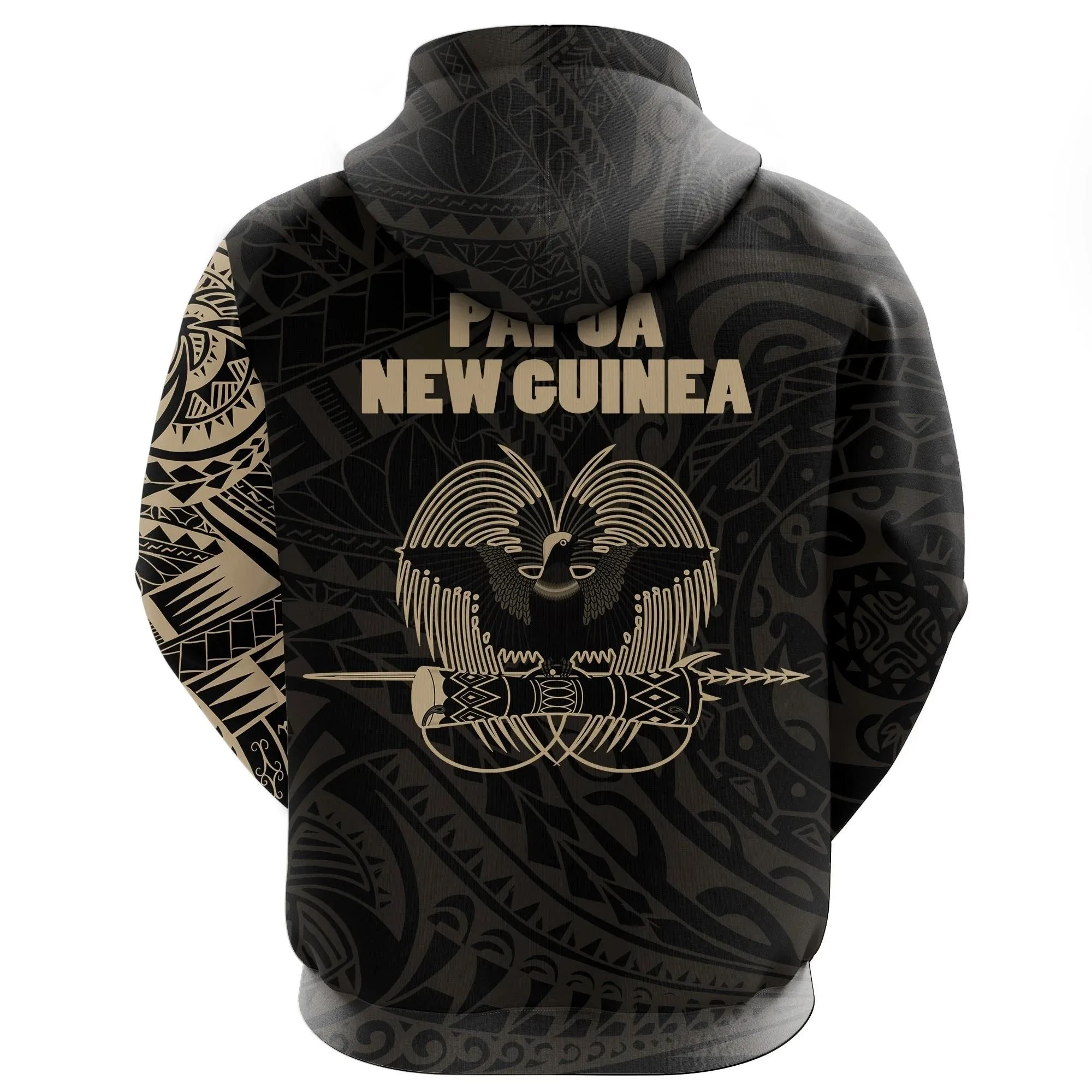 Alohawaii Clothing - Hoodie Papua New Guinea In My Heart Tattoo Style A7