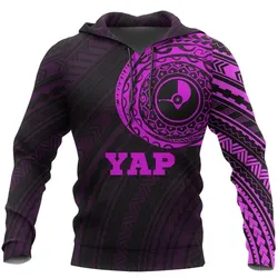 Yap In My Heart - Tattoo Style Hoodie Pink A7
