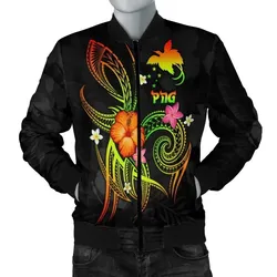 FamilyGater Jacket - Bomber Jacket Papua New Guinea Polynesian - Legend of Papua New Guinea (Reggae) - BN15