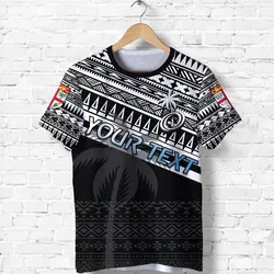 (Custom Personalised) Fiji Rugby T shirt Coconut Tree Version
