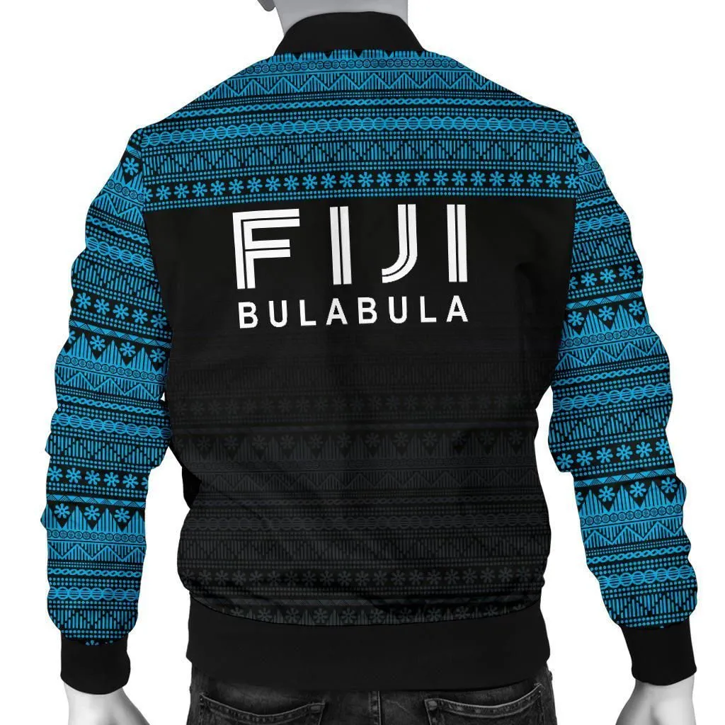 Fiji Bomber Jacket - Fiji Bulabula Tapa Patterns - Men