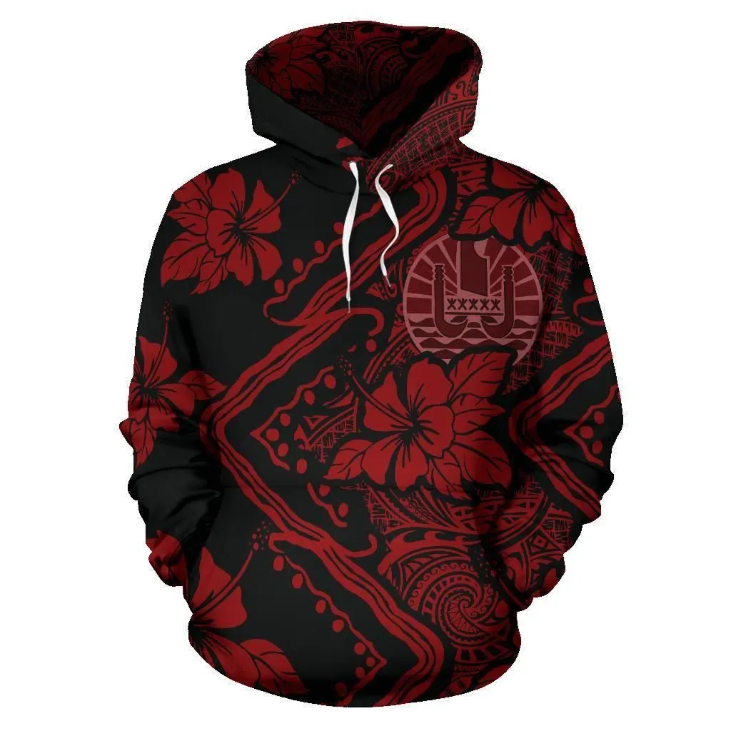 Alohawaii Clothing - Hoodie Tahiti Hibiscus Polynesian TH5