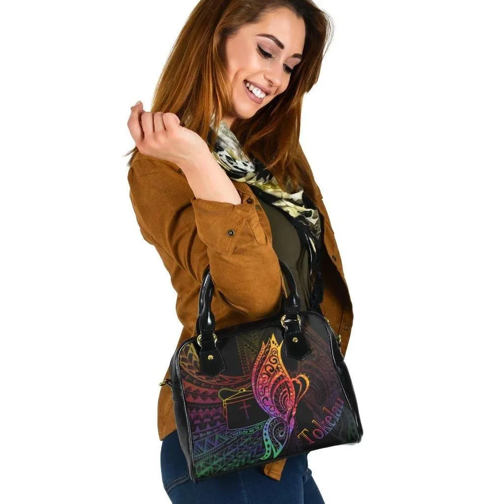 Tokelau Shoulder Handbag - Butterfly Polynesian Style