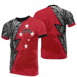 Papua New Guinea All Over T shirt - Papua New Guinea Flag Polynesian Tattoo
