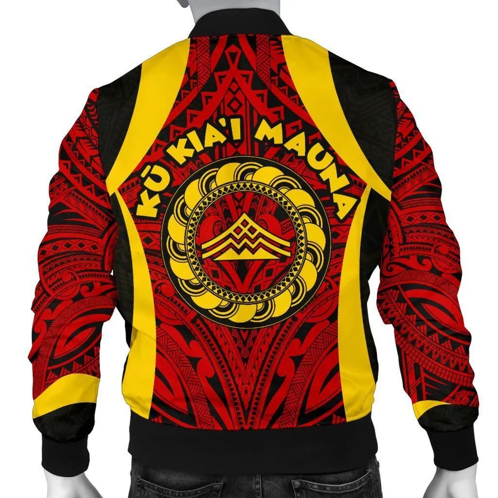 Hawaii Custom Personalised Mens Bomber Jacket - Protect Mauna Kea