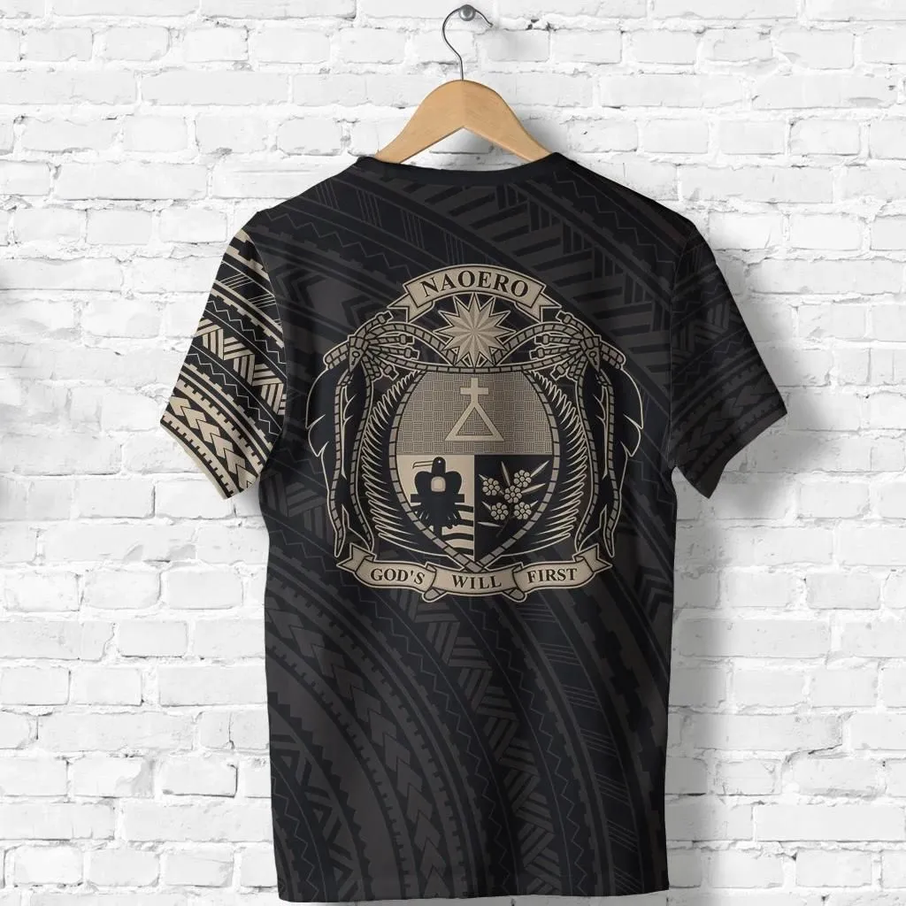 Alohawaii T-Shirt - Tee Nauru In My Heart Micronesia Tattoo Style A7