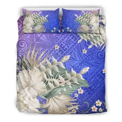 Alohawaii Hawaii Hibiscus Polynesian Culture Revival Duvet Cover Bedding Set