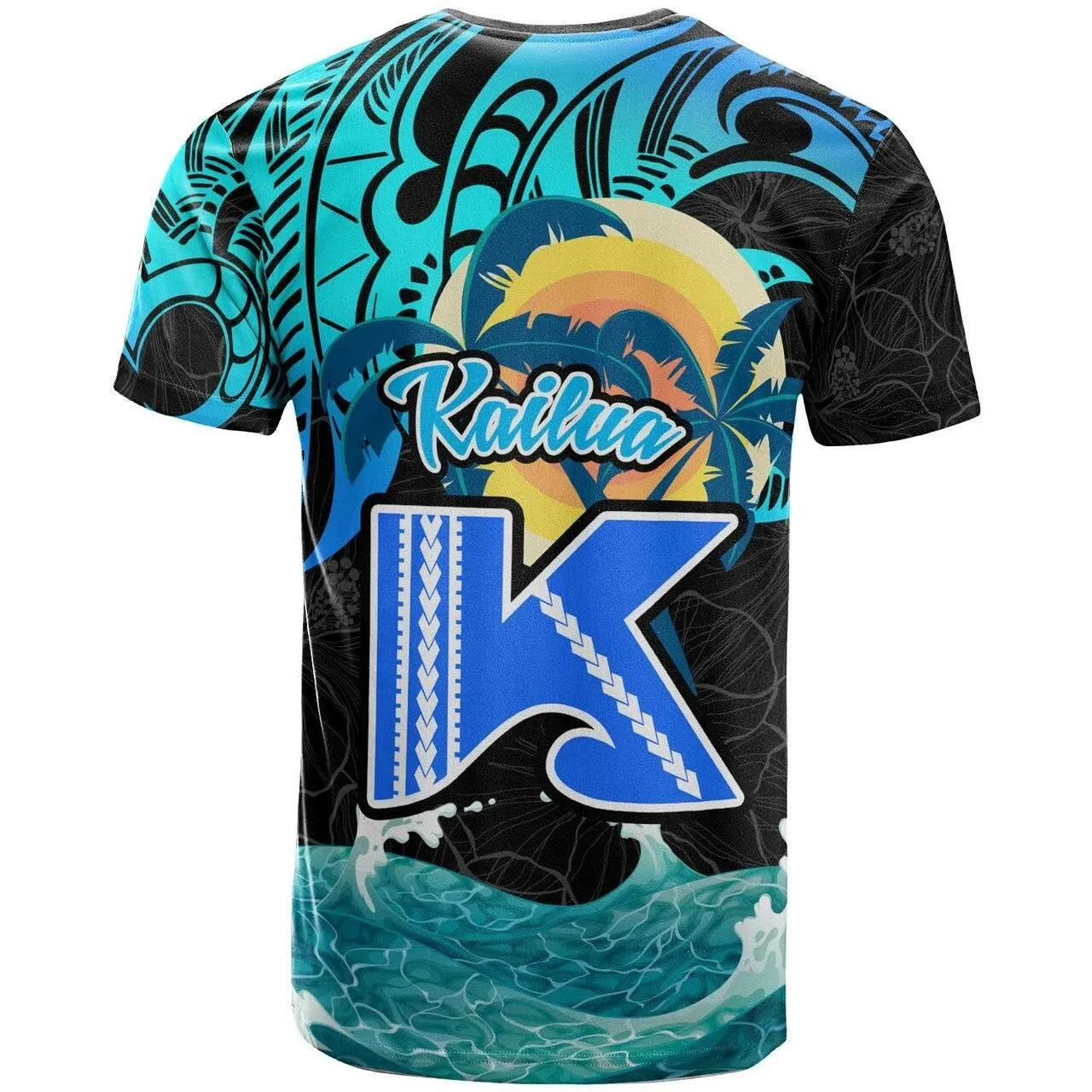 Hawaii Polynesian T-shirt - Kailua High School Surfrider Tropical Polynesian Culture Pride LT10