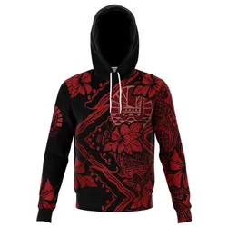 Tahiti Hoodie Hibiscus Polynesian TH5