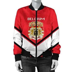 Barbados Coat Of Arms Women Bomber Jacket Lucian Style JW5
