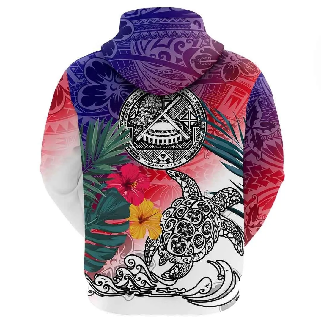 Alohawaii Clothing - American Samoa Style Polynesian Tattoo Hoodie A94