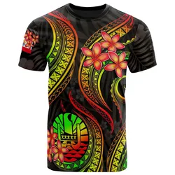 Tahiti Polynesian T-Shirt - Reggae Plumeria - BN11