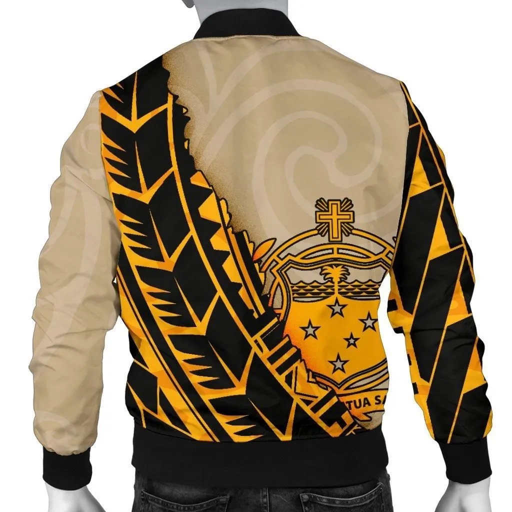 Samoa Mens Bomber Jacket - Polynesian Wild Style