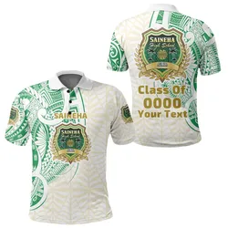 (Custom Personalised) Saineha Tonga Polo Shirt Tattoo Special - Class of LT16