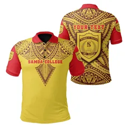 Alohawaii Shirt - Polo Shirt (Custom Personalised) Samoa College Tattoo Sport Style A7