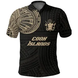 Alohawaii Shirt - Polo Shirt Cook Islands Polynesian Tattoo Style A31