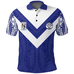 Makoi Bulldogs Polo Shirt Forever Fiji Rugby LT13