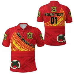(Custom Personalised) Vanuatu Sia Raga Football Club Polo Shirt Original Style LT8