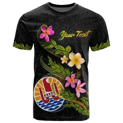 Tahiti Polynesian Custom Personalised T shirt - Tropical Summer
