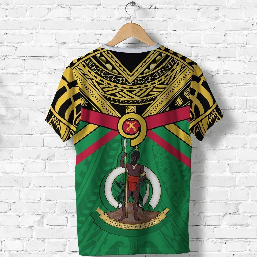 Vanuatu T shirt Simple Coat Of Arms Rugby