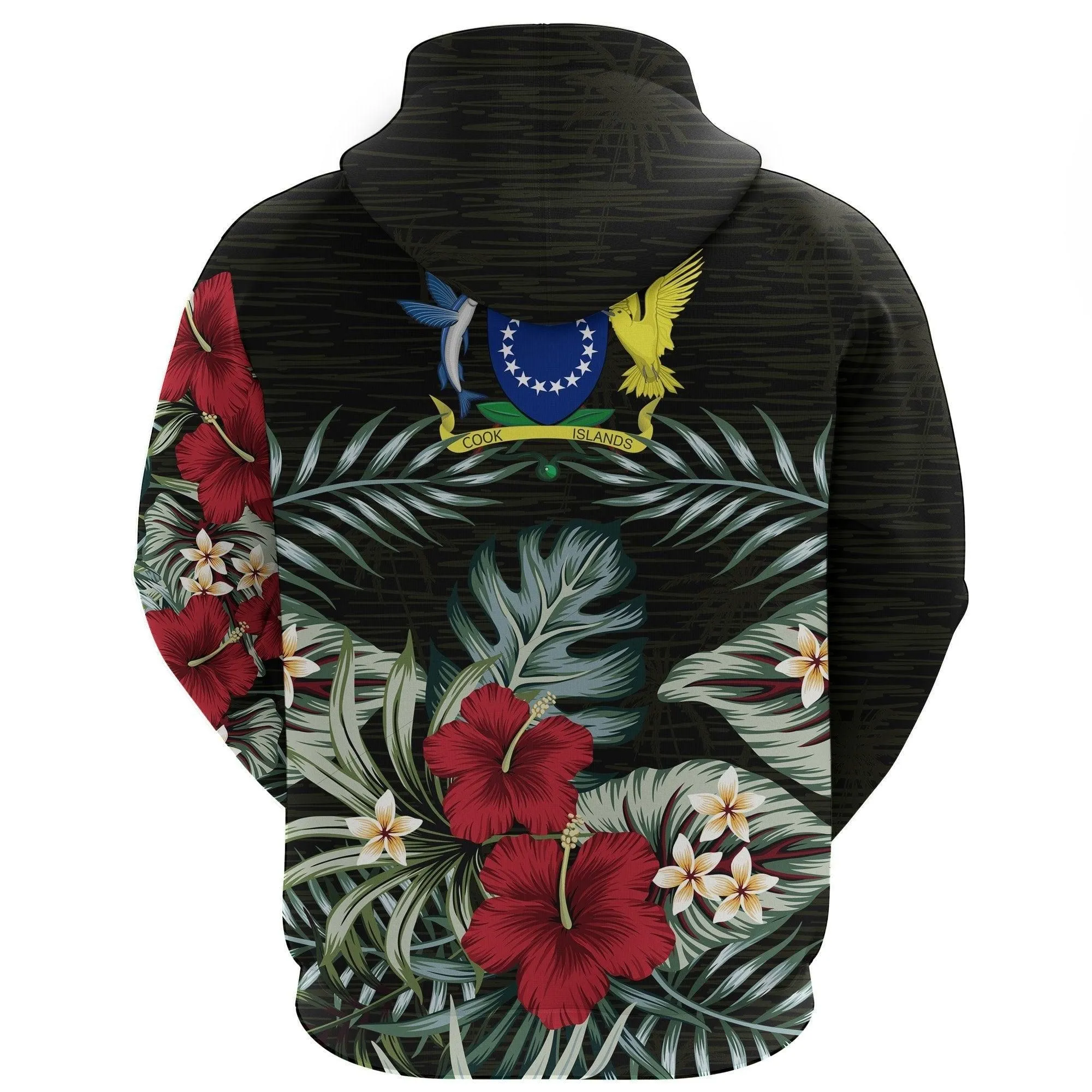 Cook Islands Hibiscus Hoodie
