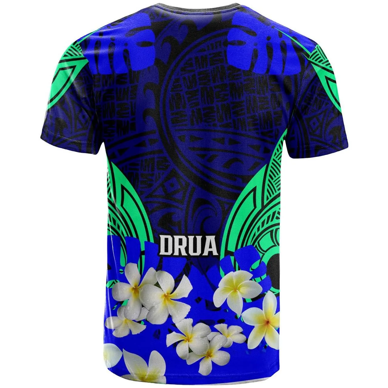 Fijian Drua Rugby T-Shirt - Custom Fijian Drua Rugby League with Polynesian Culture T-Shirt
