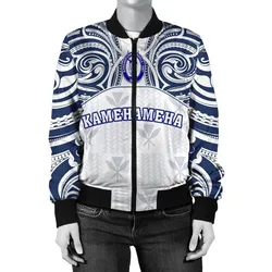 Hawaii - Kanaka Kamehameha High School Womens Bomber Jacket Demodern Style