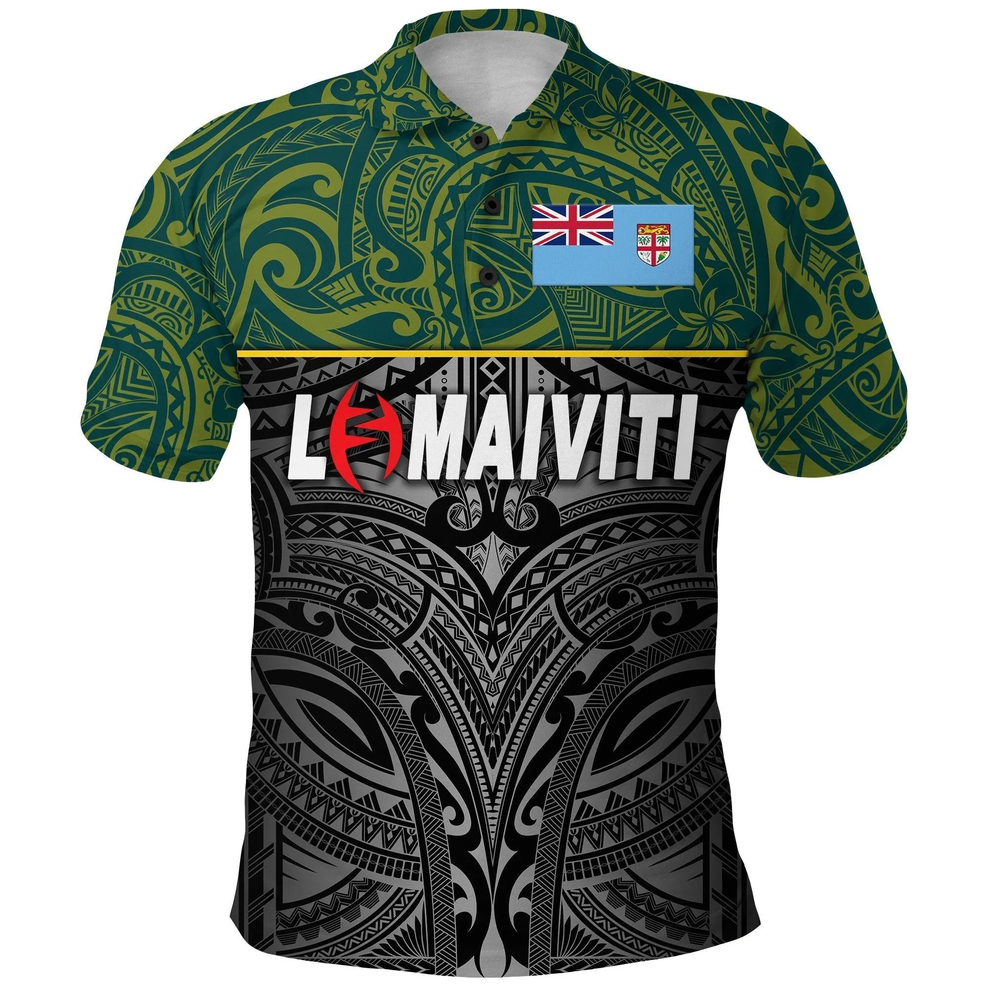 Fiji Lomaiviti Rugby Polo Shirt Original Style LT8