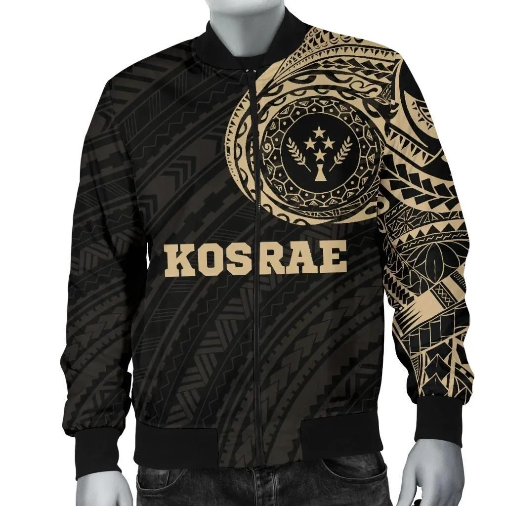 Alohawaii Jacket - Bomber Jacket Kosrae Micronesia Tattoo A7