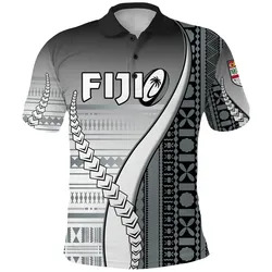 Fiji Rugby Polo Shirt Confident Polynesian