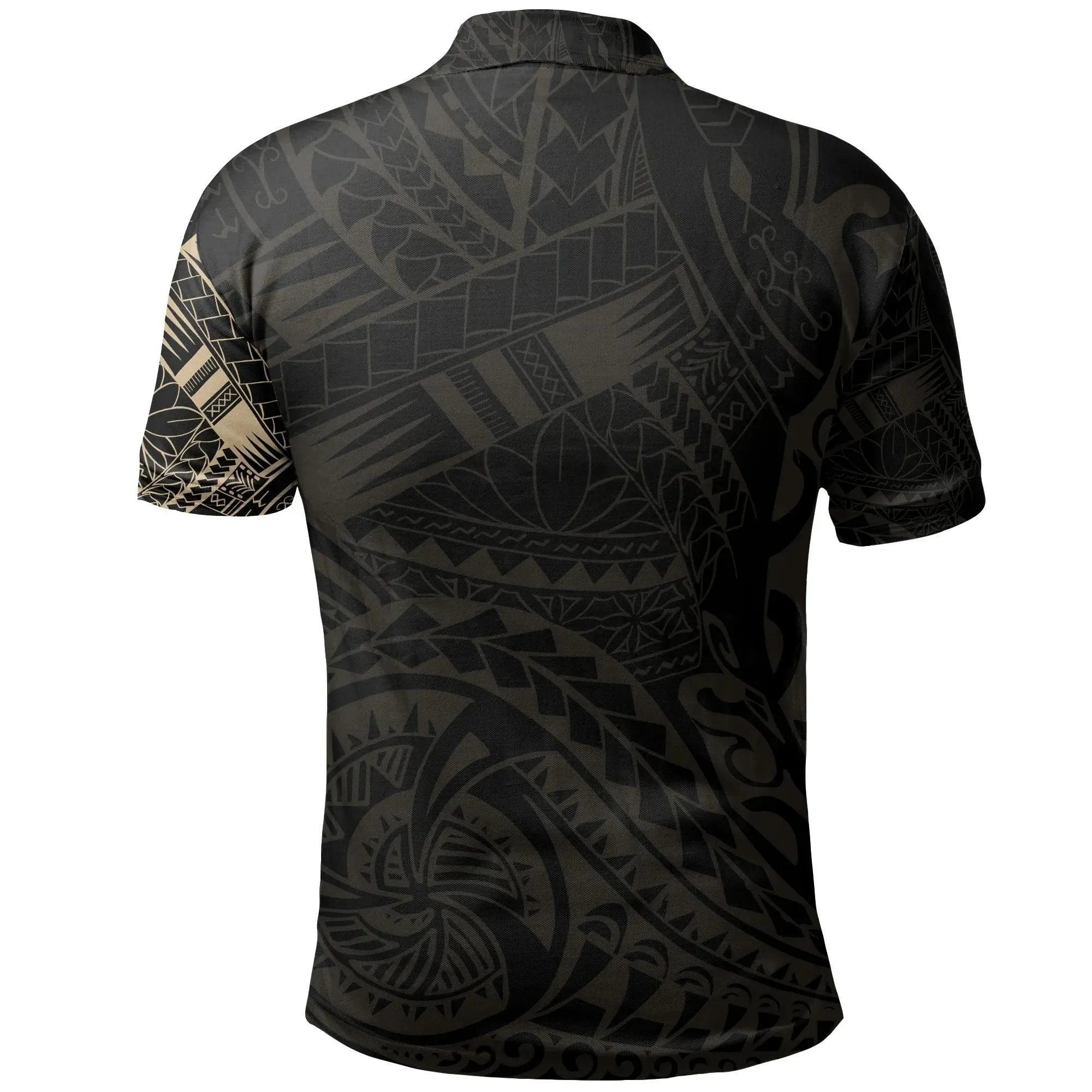 Hawaii Coat Of Arms Polo Shirt Polynesian Tattoo Golf Shirt A7