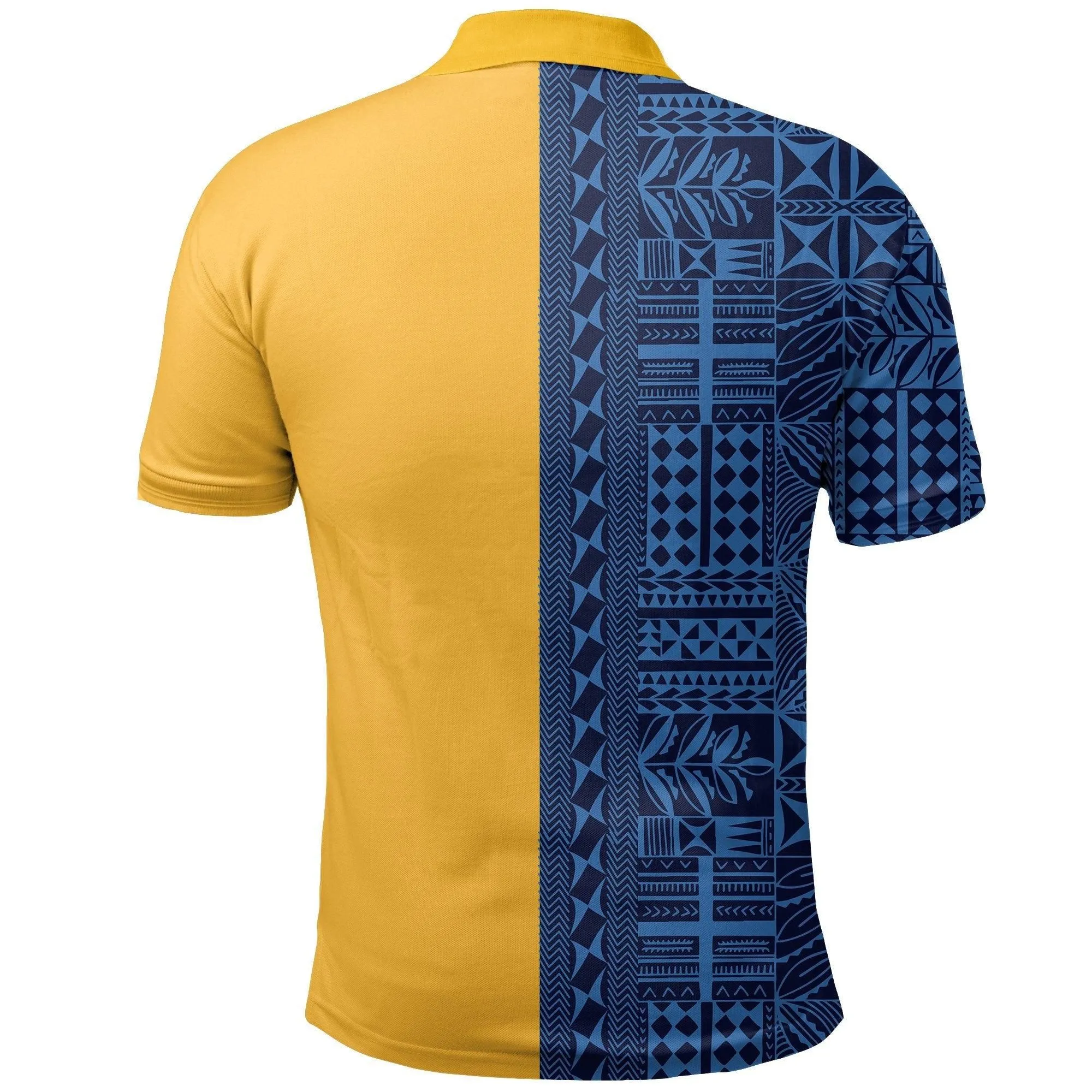 Niue Rugby Polo Shirt Niue Hiapo Patterns No.3